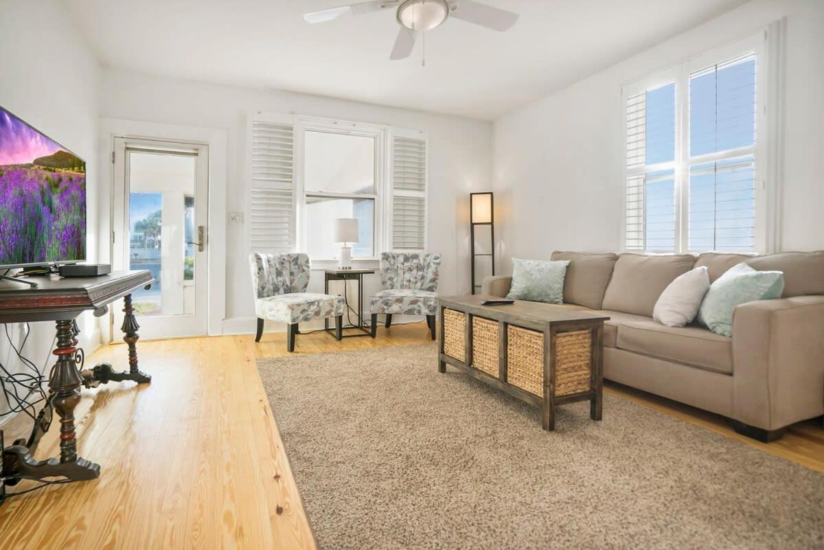 Beach Cottage! 100 Steps To The Sand, Pets Ok, Private Deck! St. Augustine Luaran gambar